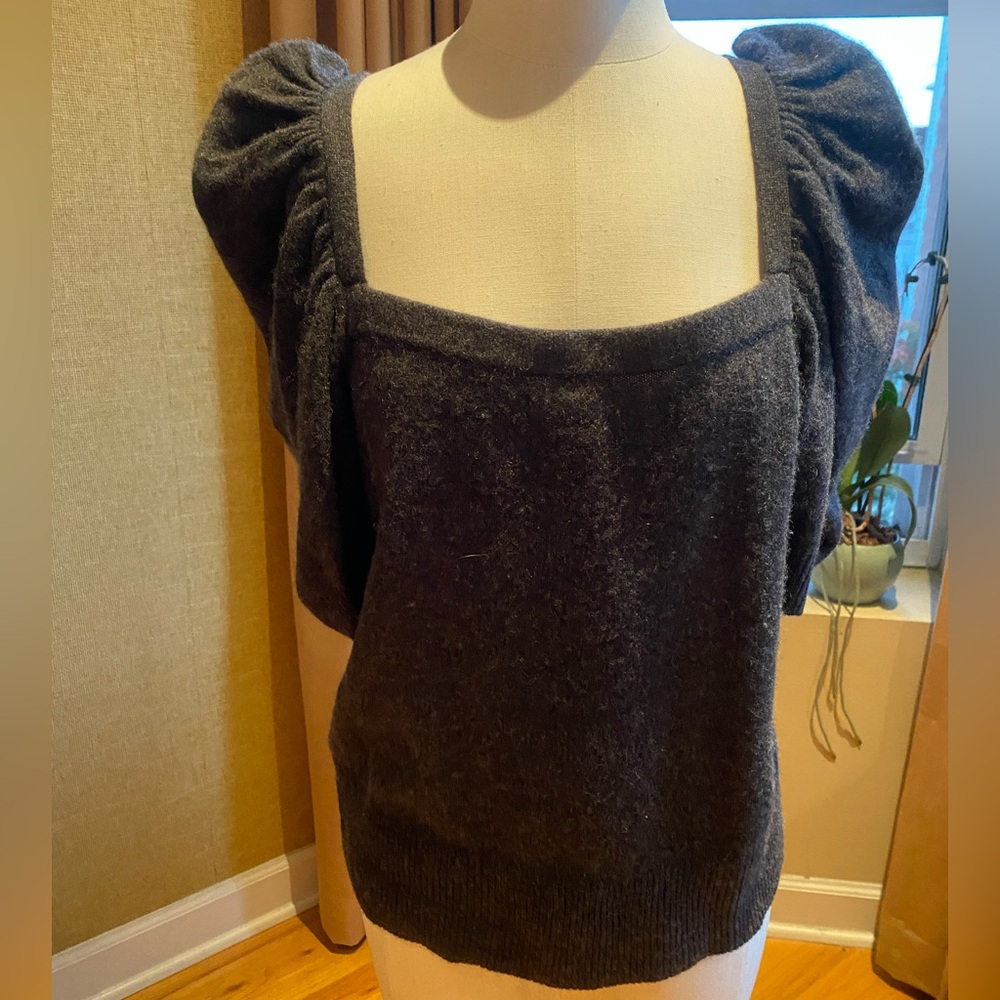 Frame Cashmere Puff Sleeve Sweaters